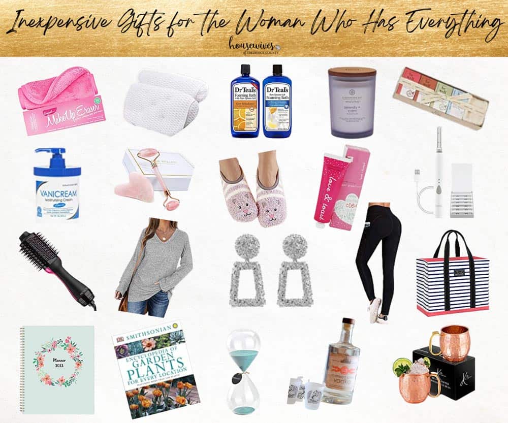 20 Inexpensive Gifts For The Woman Who Has Everything - Housewives of  Frederick County
